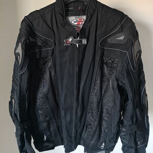 Joe Rocket Black Motorcycle Jacket